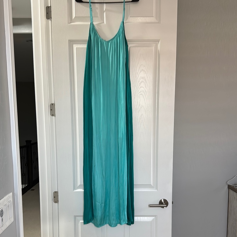 Vici / Strut & Bolt Elegant Teal Maxi Dress